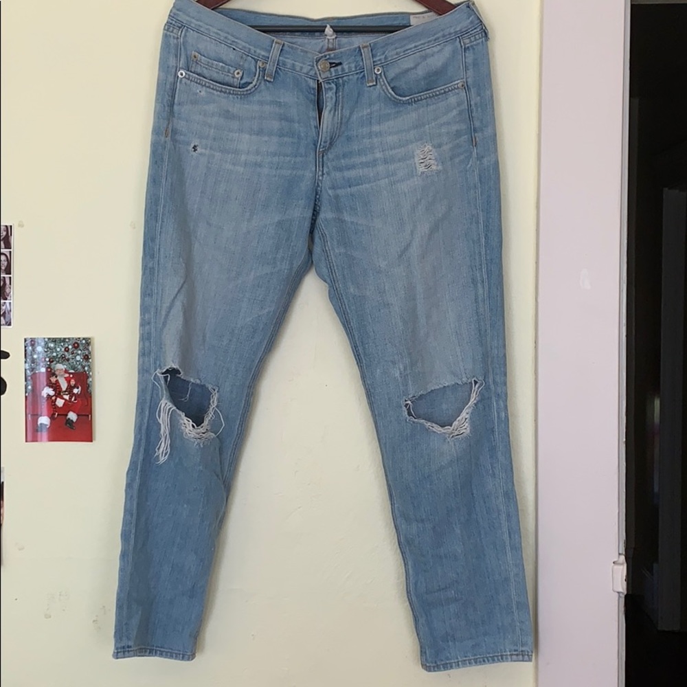 Rag and bone boyfriend jeans!